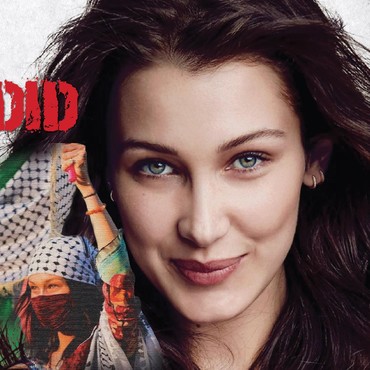 Infografis: Bella Hadid Bela Palestina