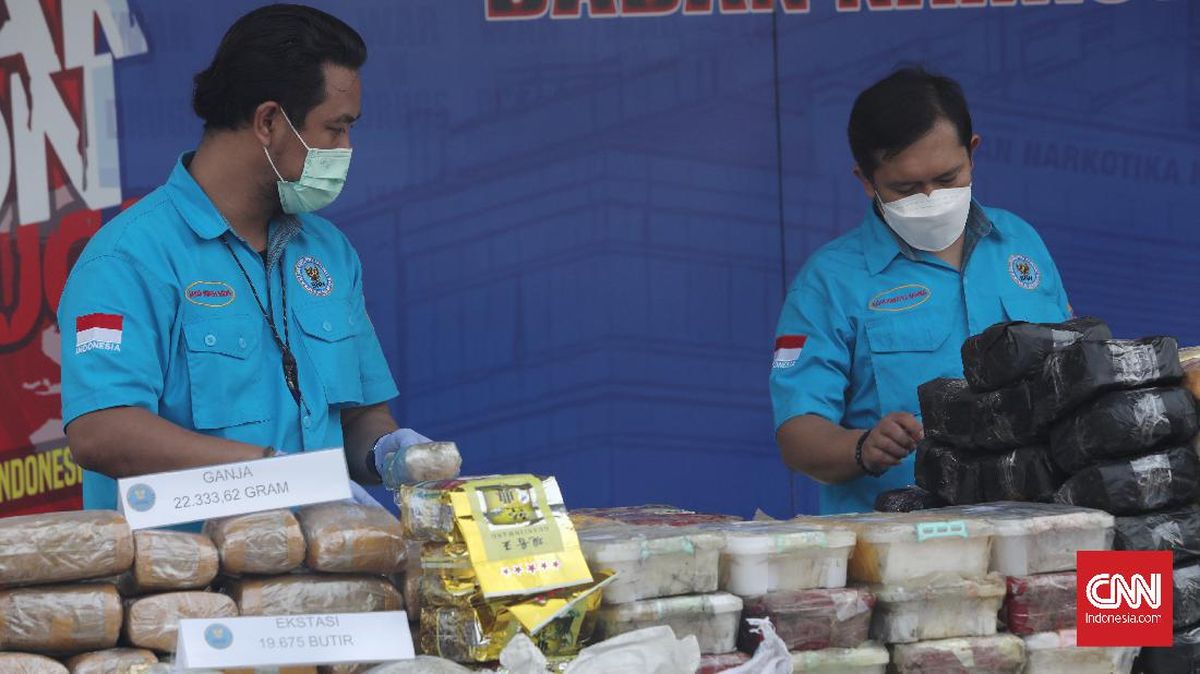 BNN Bongkar Kasus 1,2 Ton Narkoba, 10 Kg Sabu Disimpan Tangki Pajero