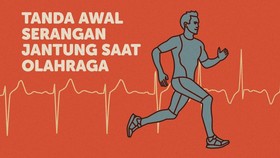 INFOGRAFIS: Tanda Awal Serangan Jantung Saat Berolahraga