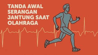 INFOGRAFIS: Tanda Awal Serangan Jantung Saat Berolahraga