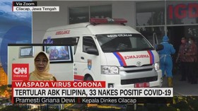 VIDEO: Tertular ABK Filipina, 33 Nakes Positif Covid-19