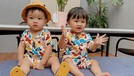 Anak kembar Syahnaz Sadiqah dan Jeje memang menggemaskan apalagi saat memakai baju samaan&period; Yuk kita intip&excl;