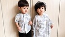 Anak kembar Syahnaz Sadiqah dan Jeje memang menggemaskan apalagi saat memakai baju samaan&period; Yuk kita intip&excl;