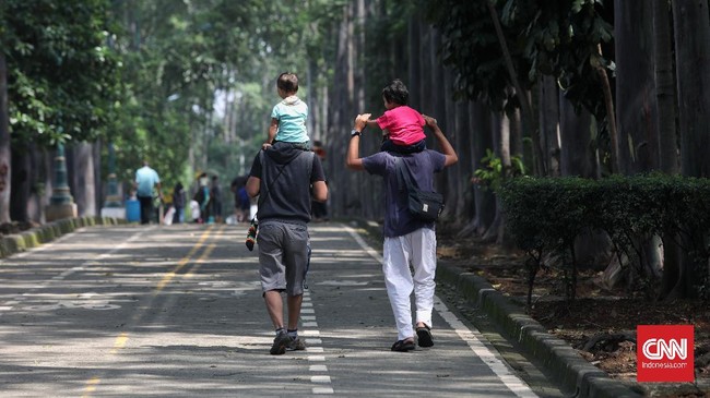 FOTO: Suatu Hari yang Ceria di Taman Aheme Jakarta