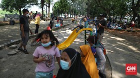 FOTO: Suatu Hari yang Ceria di Taman Aheme Jakarta