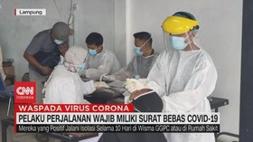 VIDEO: Pelaku Perjalanan Wajib Miliki Surat Bebas Covid-19
