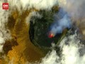 VIDEO: Kondisi Kawah Gunung Kongo Sebelum dan Sesudah Erupsi