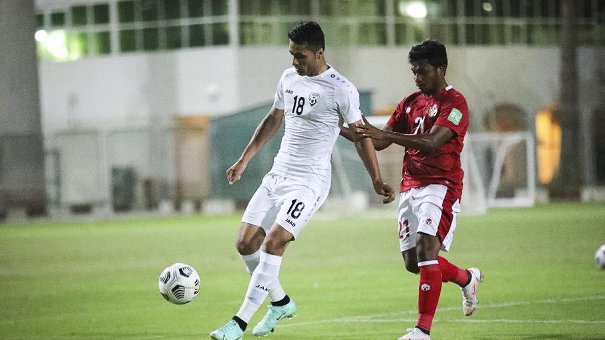 FOTO:  Indonesia vs Afghanistan, Skuad Muda Telat Bangkit
