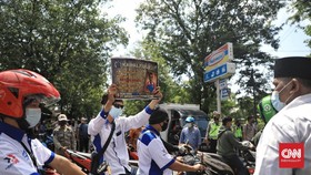 FOTO: Seruan Aksi Boikot Indomaret di Kantor Indomarco