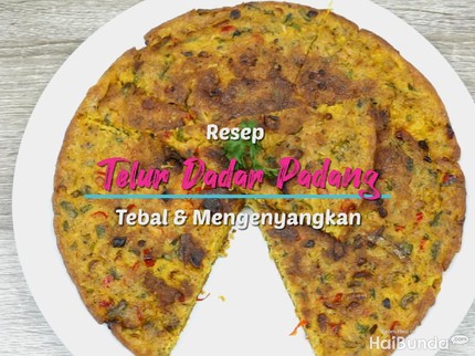 Resep Telur Dadar Padang, Tebal & Mengenyangkan Persis dari Restoran