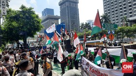 Aksi Bela Palestina Dijaga 2.382 Personel Aparat Gabungan