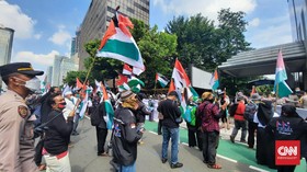 Aksi Buruh Bela Palestina Bubar, Donasi Terkumpul Rp21 Juta