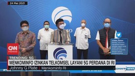 VIDEO: Menkominfo Izinkan Telkomsel Layani 5G Perdana di RI