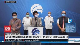 VIDEO: Menkominfo Izinkan Telkomsel Layani 5G Perdana di RI