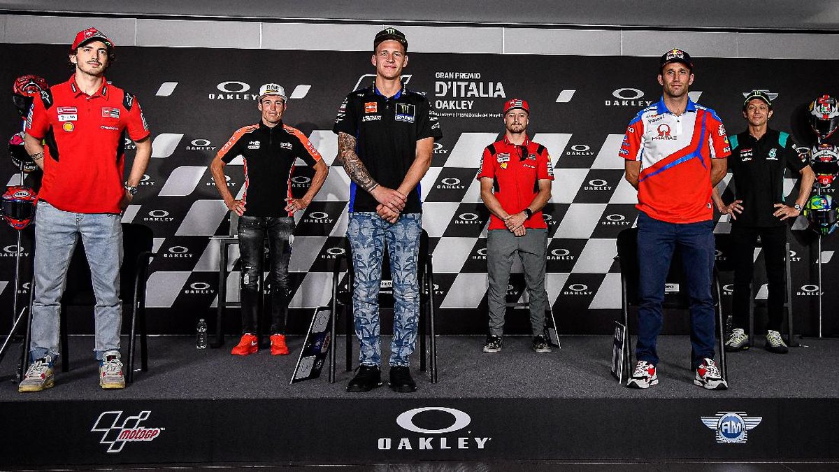 FOTO: Tawa Rider Ducati dan Yamaha Jelang MotoGP Italia