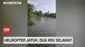 VIDEO: Helikopter Jatuh, Dua Kru Selamat