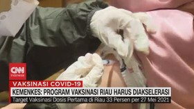 VIDEO: Kemenkes Program Vaksinasi Riau Harus Diakselerasi