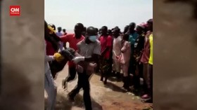 VIDEO: Lima Jenazah Korban Kapal Tenggelam Nigeria Dievakuasi