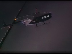 Heli Robinson R44 Jatuh di Danau Buperta Cibubur Saat Simulasi Keadaan Darurat