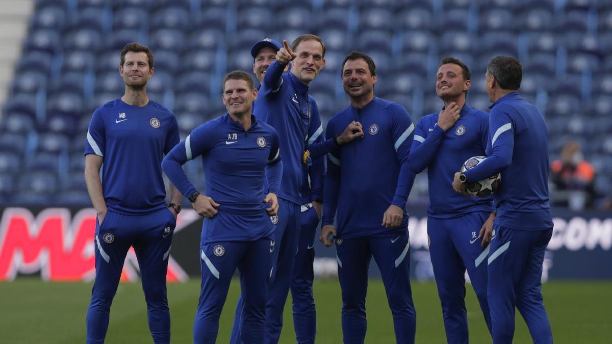 FOTO: Wajah-wajah Ceria Chelsea Jelang Final Liga Champions