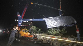 Kemenhub Ikut Amati Investigasi Heli Jatuh di Buperta Cibubur