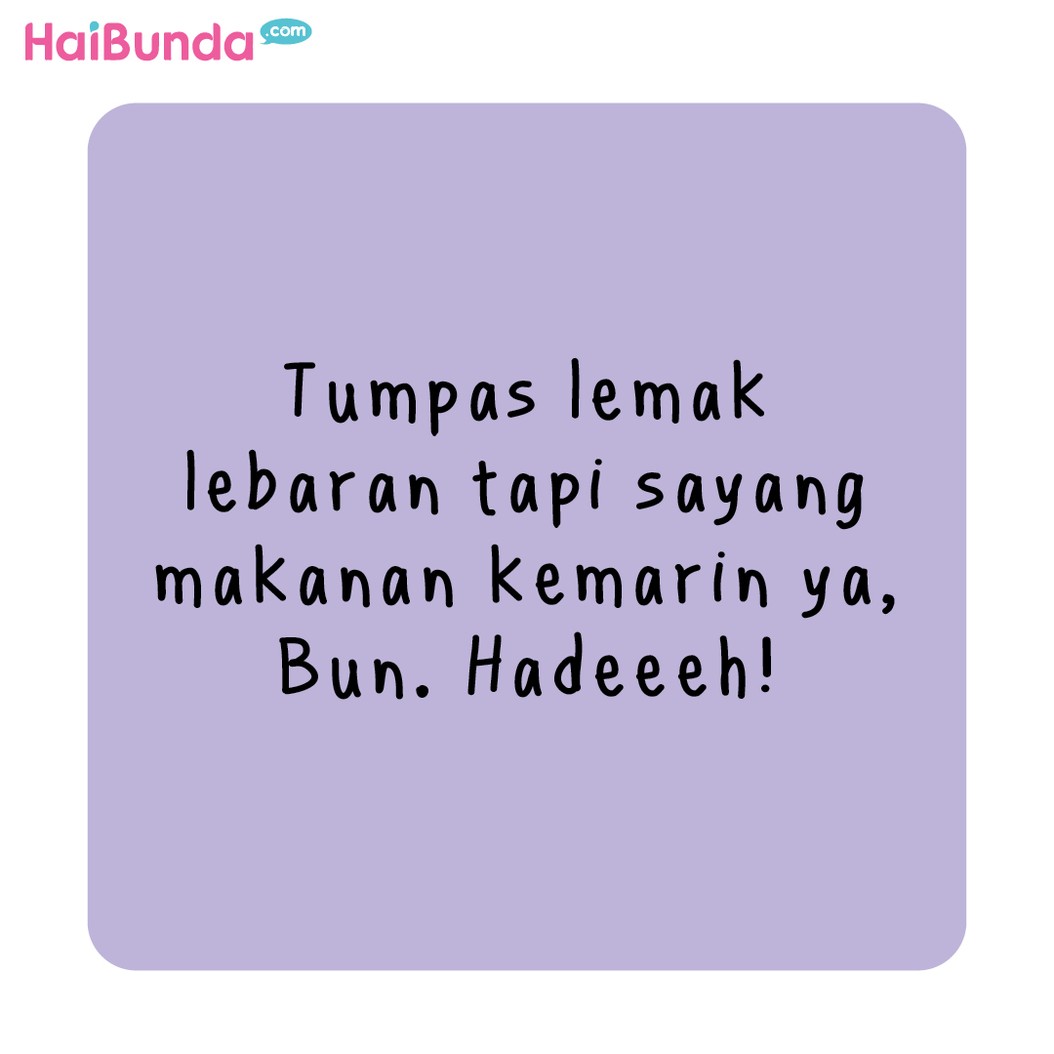 Komik Tumpas Lemak Lebaran