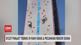VIDEO:Atlet Panjat Tebing RI Raih Emas & Pecahkan Rekor Dunia