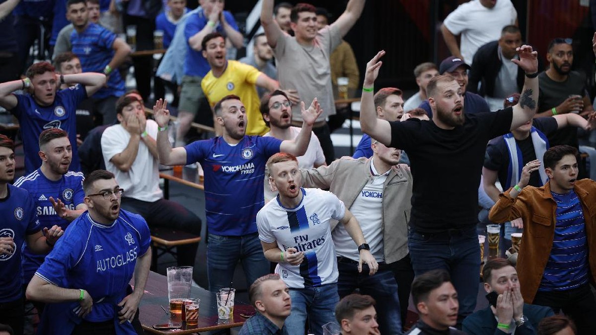 FOTO: London Berpesta Usai Chelsea Juara Liga Champions
