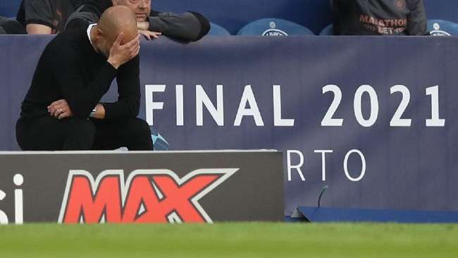 Pep Guardiola benar-benar belum bisa lepas kutukan gagal juara Liga Champions tanpa Lionel Messi.