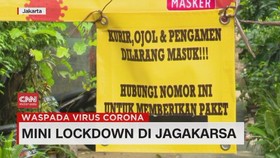 VIDEO: Mini Lockdown di Jagakarsa