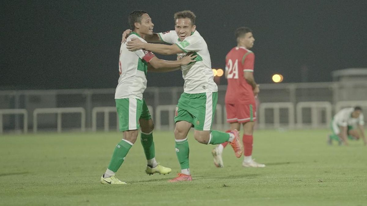 Head to Head Timnas Indonesia vs Oman: 38 Tahun Tak Pernah Menang