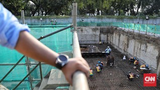 FOTO: Pembangunan MRT Fase 2 Sudah 16,5 Persen
