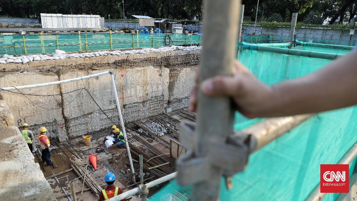FOTO: Pembangunan MRT Fase 2 Sudah 16,5 Persen