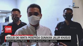 VIDEO: Wagub DKI Minta Pesepeda Gunakan Jalur Khusus