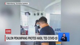 VIDEO: Calon Penumpang Protes Hasil Tes Covid-19