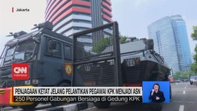 VIDEO: Gedung KPK Dijaga Ketat