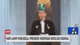 VIDEO: Hari Lahir Pancasila, Jokowi Waspadai Ideologi Radikal