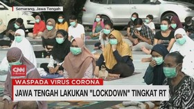 VIDEO: Jawa Tengah Lakukan Lockdown Tingkat RT