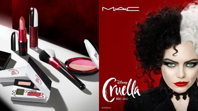 Limited Edition Inilah Produk Kolaborasi Mac Cosmetics X Disney Cruella 