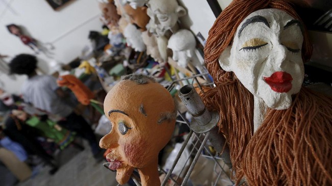 FOTO: Menjaga Tradisi Masyarakat Mesir Lewat Opera Boneka