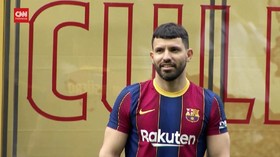 VIDEO: Tinggalkan City, Aguero Berlabuh Di Barcelona