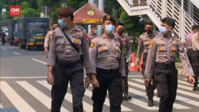VIDEO: Ratusan Petugas Gabungan Jaga Pelantikan Pegawai KPK