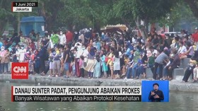 VIDEO: Danau Sunter Padat, Pengunjung Abaikan Prokes