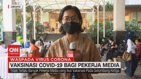 VIDEO: Vaksinasi Covid 19 Bagi Pekerja Media