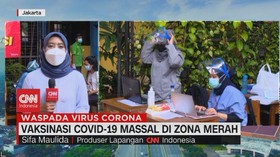 VIDEO: Vaksinasi Covid-19 Massal Di Zona Merah