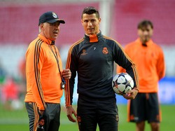 Romantisme Cristiano Ronaldo dan Carlo Ancelotti