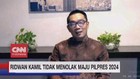 VIDEO: Ridwan Kamil Tidak Menolak Maju Pilpres 2024