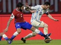 Messi Cetak Gol, Argentina vs Chile Imbang