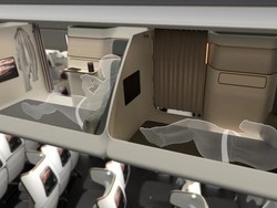 Kabin Double Decker-Kapsul Digadang Jadi Masa Depan Penerbangan