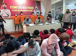 Pesta Sabu Saat Family Gathering di Puncak, 22 Warga Jakut Ditangkap